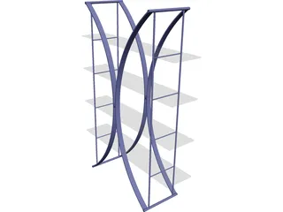 Book Shelf 3D Model