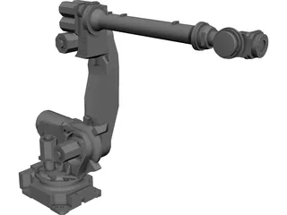 Fanuc R-2000iB125L Robot Arm CAD 3D Model
