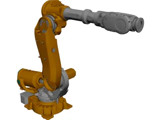 ABB IRB6640 Robot CAD 3D Model