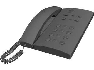 Telephone CAD 3D Model