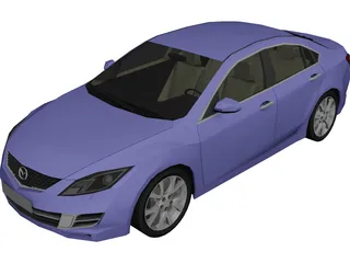 Mazda 6 (2008) 3D Model