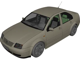 Volkswagen Bora 3D Model