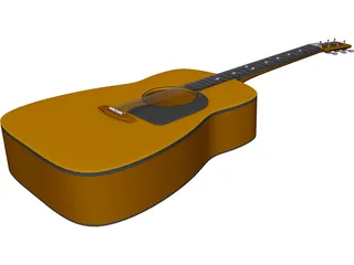 Guitar 3D Model