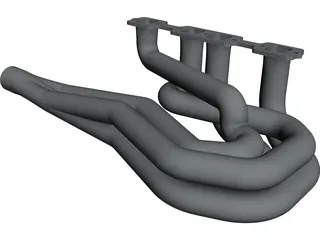 Dodge header driver side 3D Model 3D Preview