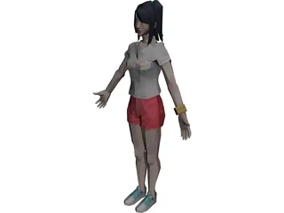 Girl 3D Model