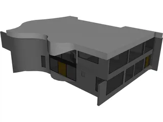 Hamilton House 3D Model