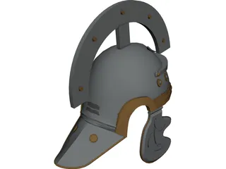 Helmet Roman 3D Model