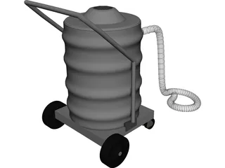Vacuum Cleaner Industrial 3D Model