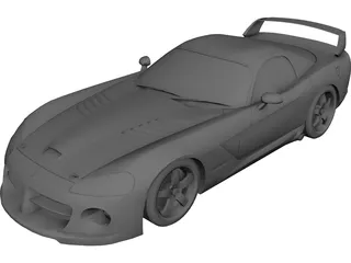 Dodge Viper SRT-10 3D Model