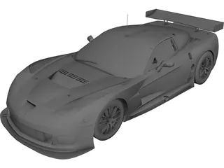 Chevrolet Corvette C6-R 3D Model