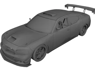 Dodge Charger-SRT-8 Mopar Drift 3D Model