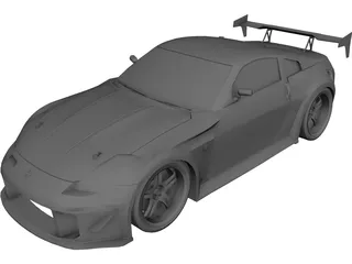 Nissan 350Z [Tuned] 3D Model