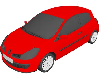 Renault Clio 3D Model