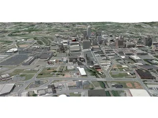 Winston-Salem City 3D Model