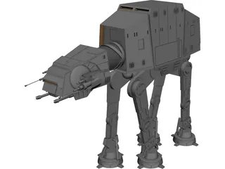 Star Wars All Terrain Armored Transport 3D Model 3D Preview
