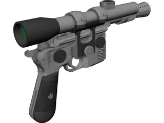 Star Wars DL-44 Blaster 3D Model