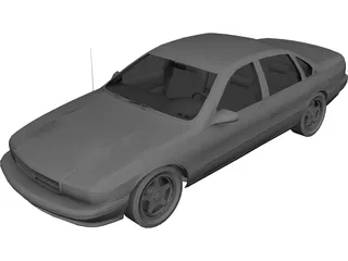 Chevrolet Impala SS (1995) 3D Model 3D Preview