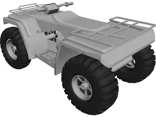 Honda Rancher CAD 3D Model