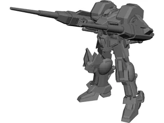 Gundam Centurion 3D Model 3D Preview