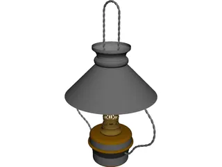 Kitchen Hanging Lamp CAD 3D Model