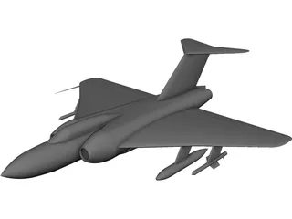 Gloster Javelin CAD 3D Model