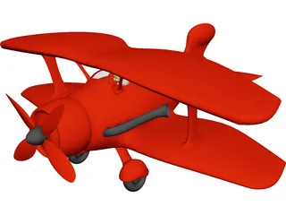 Toy Airplane 3D Model