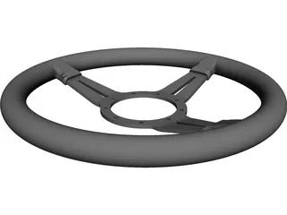 LECARRA Steering Wheel CAD 3D Model