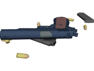 M1911 Load Out 3D Model