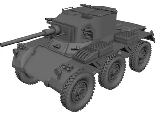 Saladin Tank 3D Model