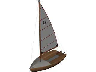 Boat Small CAD 3D Model