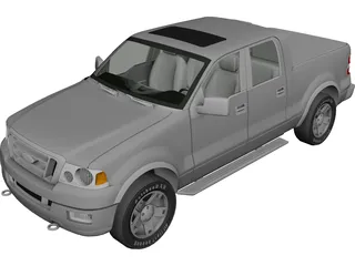 Ford F-150 Crew Cab (2006) 3D Model