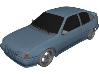 Opel Kadett E (1984) 3D Model