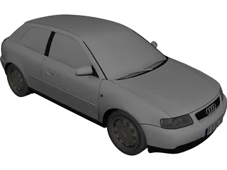 Audi A3 3D Model