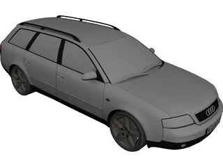 Audi A6 Avant 3D Model