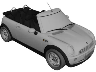 Mini Cooper Cabrio 3D Model