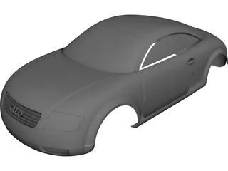 Audi TT Body CAD 3D Model