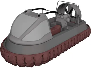 Hovercraft GTX 3D Model
