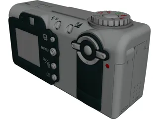 Minolta Dimage F100 CAD 3D Model