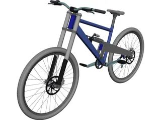 Bicycle Professional Downhill 3D Model