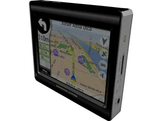 GPS Navigation System 3D Model