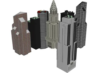 Buildings 3D Model