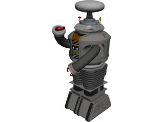 Lost in Space Robot CAD 3D Model