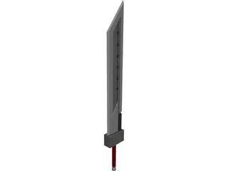 Buster Blade 3D Model 3D Preview