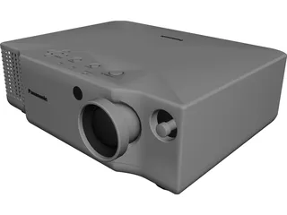 Panasonic Projector 3D Model 3D Preview