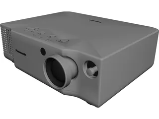 Panasonic Projector 3D Model