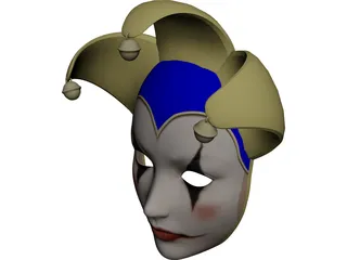 Jolly Mask 3D Model