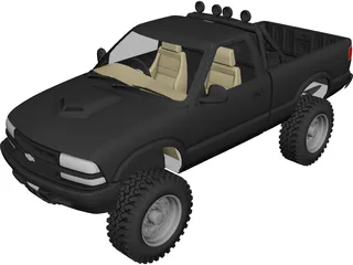 Chevrolet S-10 Pickup [Lifted] 3D Model