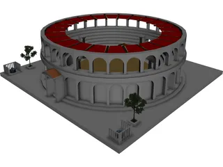 Provincial Ancient Arena 3D Model