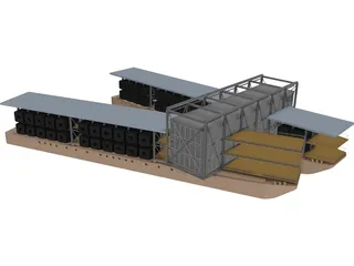 Botel 3D Model