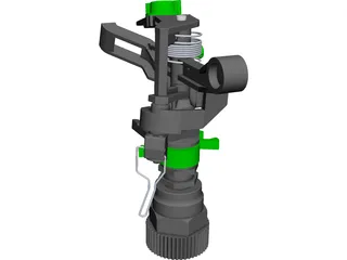 Sprinkler CAD 3D Model